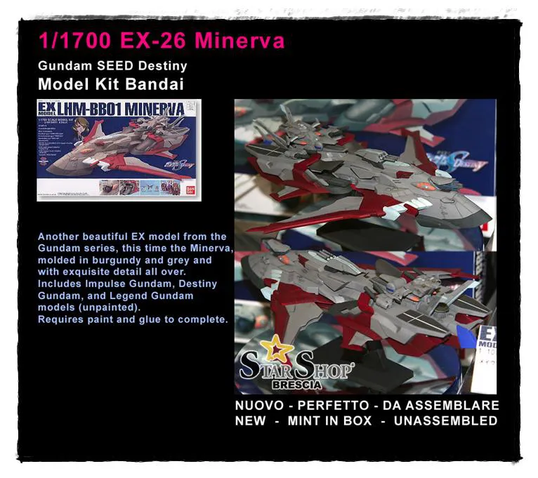 GUNDAM - 1/1700 EX-26 Minerva Model Kit