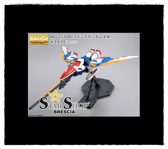 GUNDAM - 1/100 XXXG-01W Wing Gundam EW Ver. Master Grade Model Kit MG