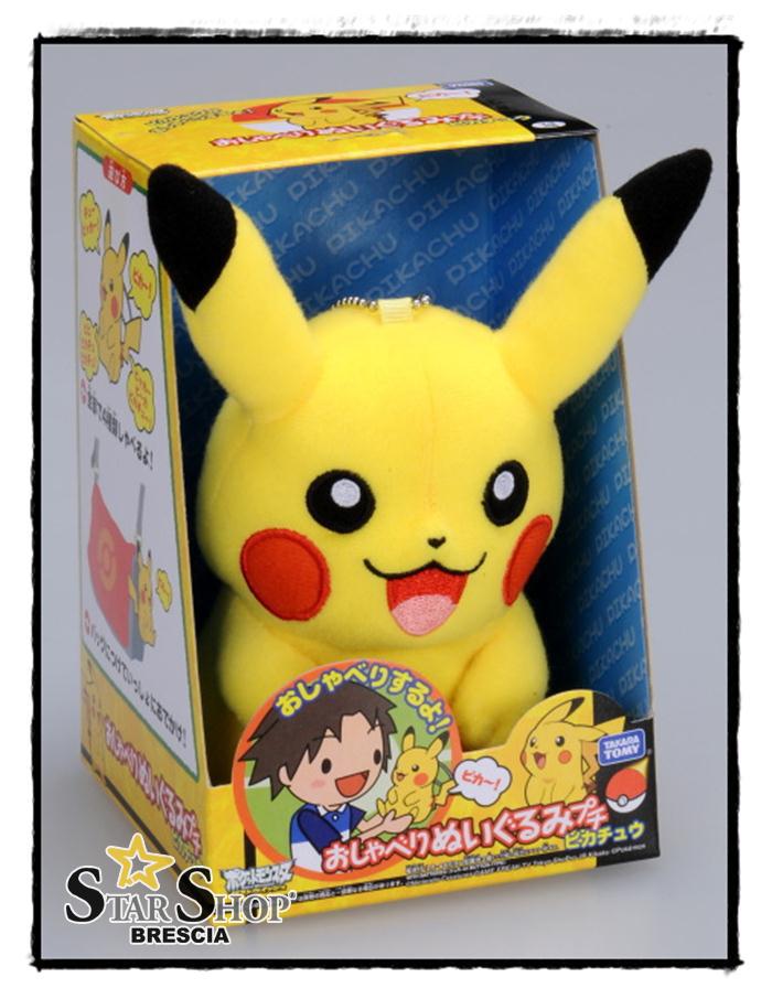 POKEMON - Talking Stuffed Petit Pikachu 10cm