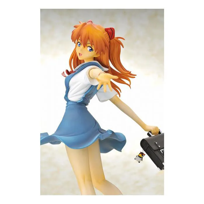 EVANGELION - Asuka School Uniform Ver. 1/6 Completed Coldcast Statue