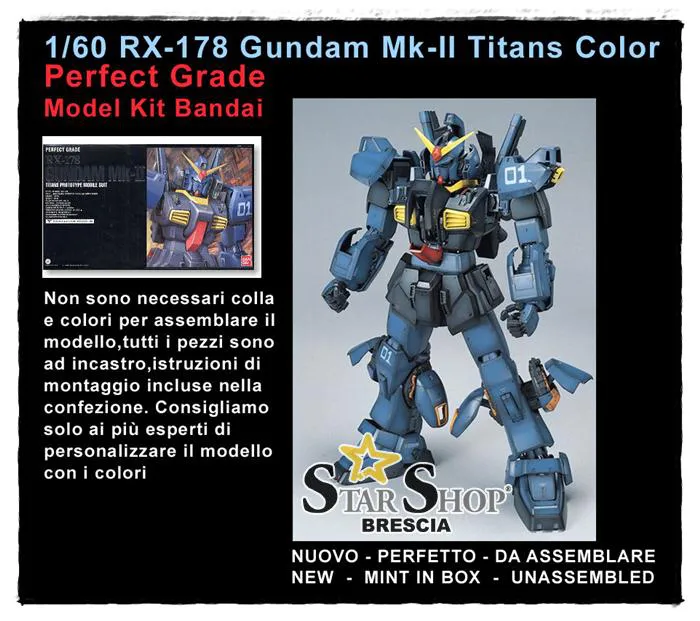 GUNDAM - 1/60 RX-178 Mk-II Titans Perfect Grade Model Kit PG