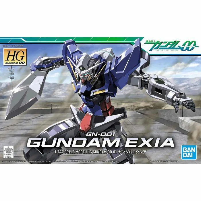 GUNDAM - 1/144 GN-001 Gundam Exia High Grade Model Kit HG # 01