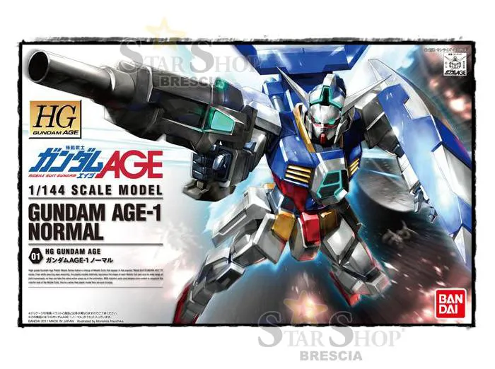 GUNDAM - 1/144 AGE-1 Normal Model Kit High Grade HG