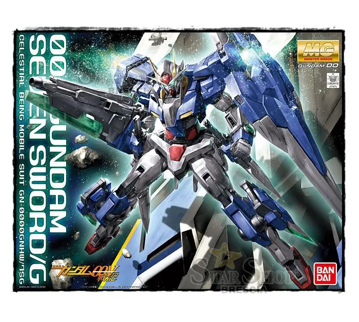 GUNDAM - 1/100 00 Seven Sword /G Model Kit Master Grade MG