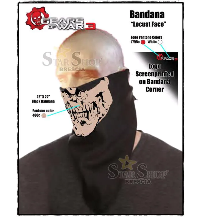 GEARS OF WAR 3 - Bandana Locust Face