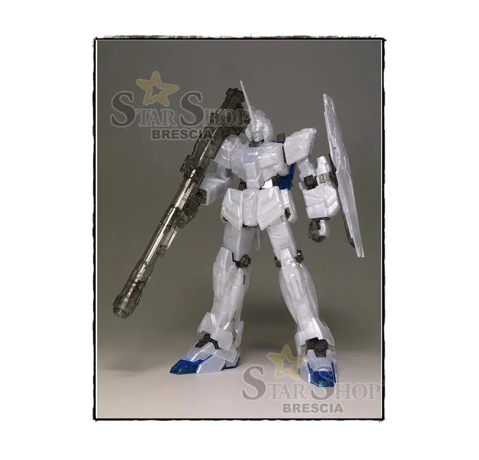 GUNDAM - 1/144 RX-0 Unicorn Mode Pearl Clear Color Expo Exclusive Model Kit HGUC