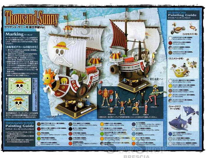 ONE PIECE - Thousand Sunny New World Version Model Kit
