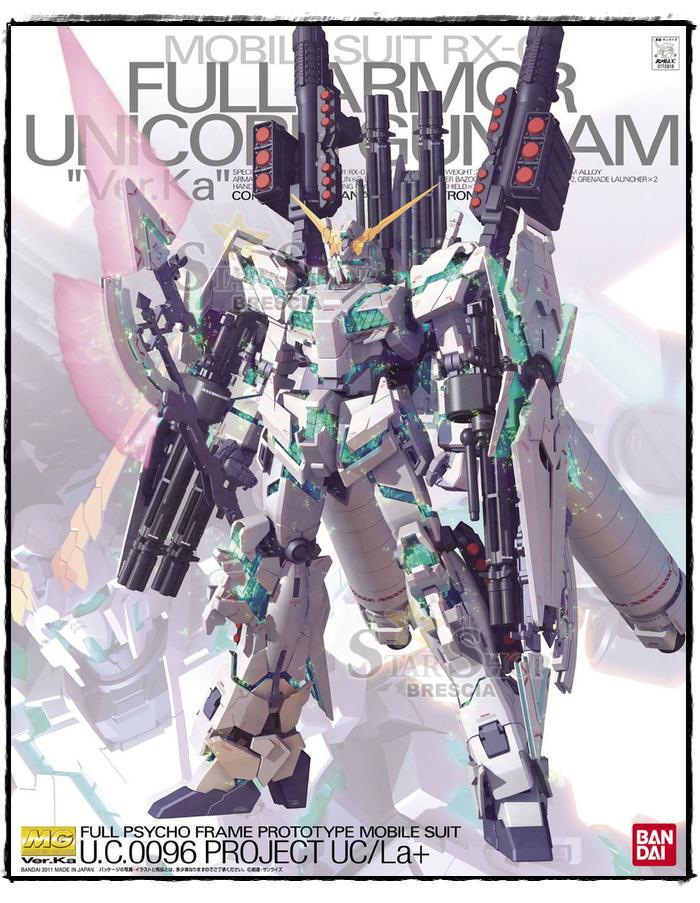 GUNDAM - 1/100 RX-0 Unicorn Full Armor Ver. Ka Master Grade Model Kit MG
