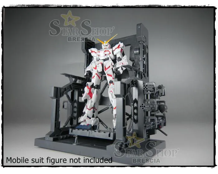 GUNDAM BUILDERS PARTS - 1/144 System Base 001 Black Model Kit