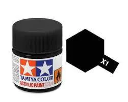 Tamiya Mini X01 BLACK - Acrilico Lucido 10ml