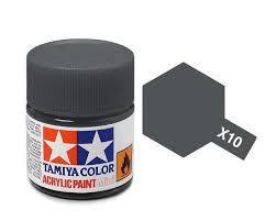 Tamiya Mini X10 GUN METAL - Acrilico Lucido 10ml