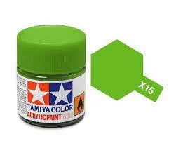 Tamiya Mini X15 LIGHT GREEN - Acrilico Lucido 10ml