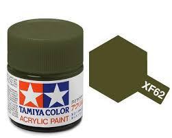 Tamiya Mini XF62 OLIVE DRAB - Acrilico Opaco 10ml