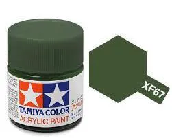 Tamiya Mini XF67 NATO GREEN - Acrilico Opaco 10ml