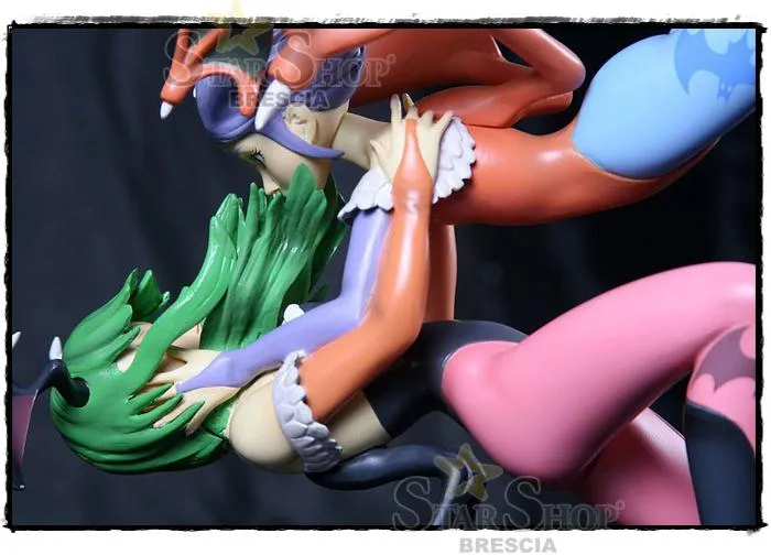 DARKSTALKERS - Morrigan & Lilith Diorama The Embrace SDCC 2011 Exclusive