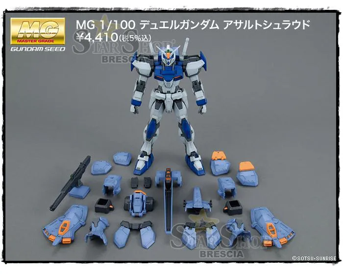 GUNDAM - 1/100 Duel Assault Shroud Master Grade Model Kit MG