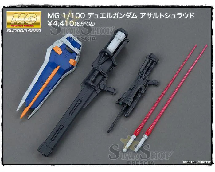 GUNDAM - 1/100 Duel Assault Shroud Master Grade Model Kit MG