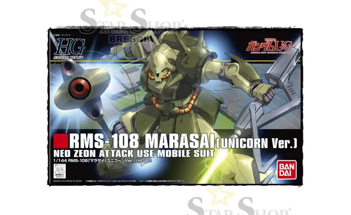 GUNDAM - 1/144 RMS-108 Marasai Unicorn Ver. Model Kit HGUC # 138