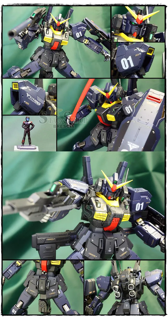 GUNDAM - 1/144 RX-178 Mk-II Titans Version Prototype Real Grade Model Kit RG # 07
