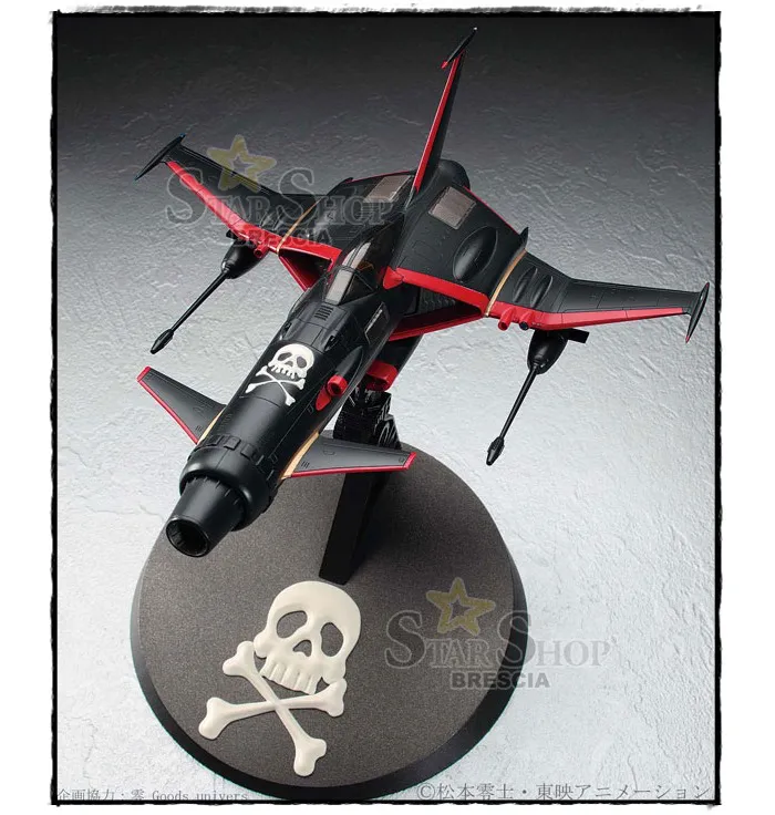 CAPITAN HARLOCK - Captain Harlock 1/72 Space Wolf SW-190 Herlock Custom Ltd Black Ver. Model Kit