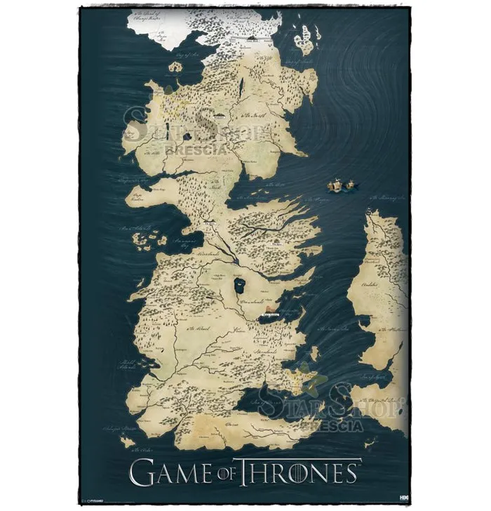 GAME OF THRONES - Map 61 x 91 cm