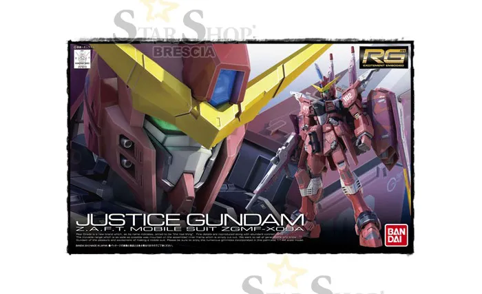 GUNDAM - 1/144 ZGMF-X09A Justice Real Grade Model Kit RG # 09