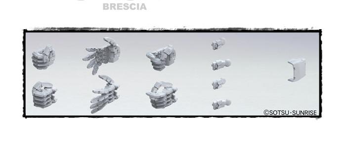 GUNDAM BUILDERS PARTS - 1/144 Hand 02 Zeon Model Kit