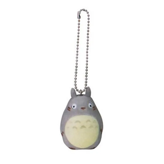 TOTORO - Large Totoro Flocked Keychain