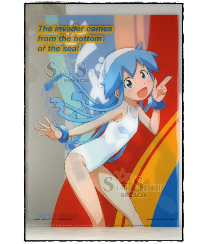 SHINRYAKU! IKA MUSUME - Set of 3 Clear File + Poster Ichiban Kuji