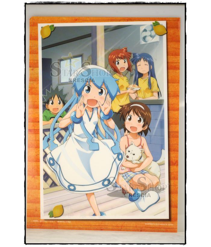 SHINRYAKU! IKA MUSUME - Set of 3 Clear File + Poster Ichiban Kuji