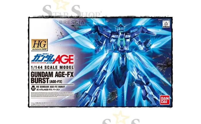GUNDAM - 1/144 AGE-FX Burst Model Kit High Grade HG