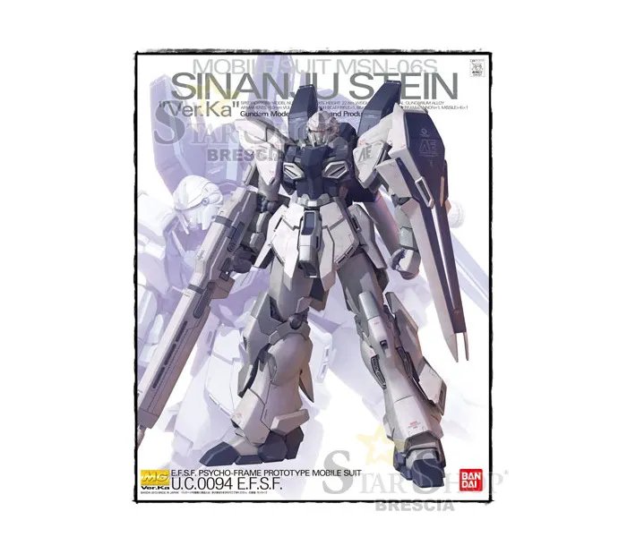 GUNDAM - 1/100 MSN-06S Sinanju Stein Ver. Ka Master Grade Model Kit MG