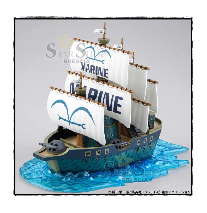 ONE PIECE - Grand Ship Collection - The Navy Marine Warship Model Kit # 07