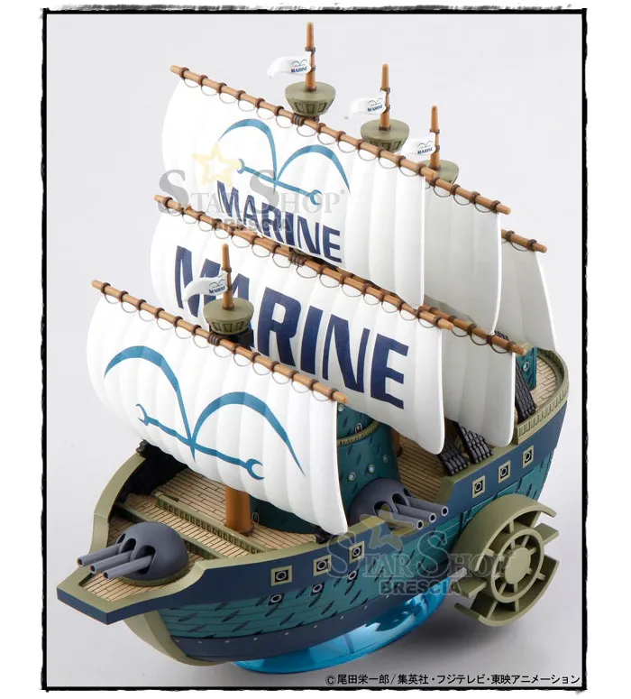 ONE PIECE - Grand Ship Collection - The Navy Marine Warship Model Kit # 07