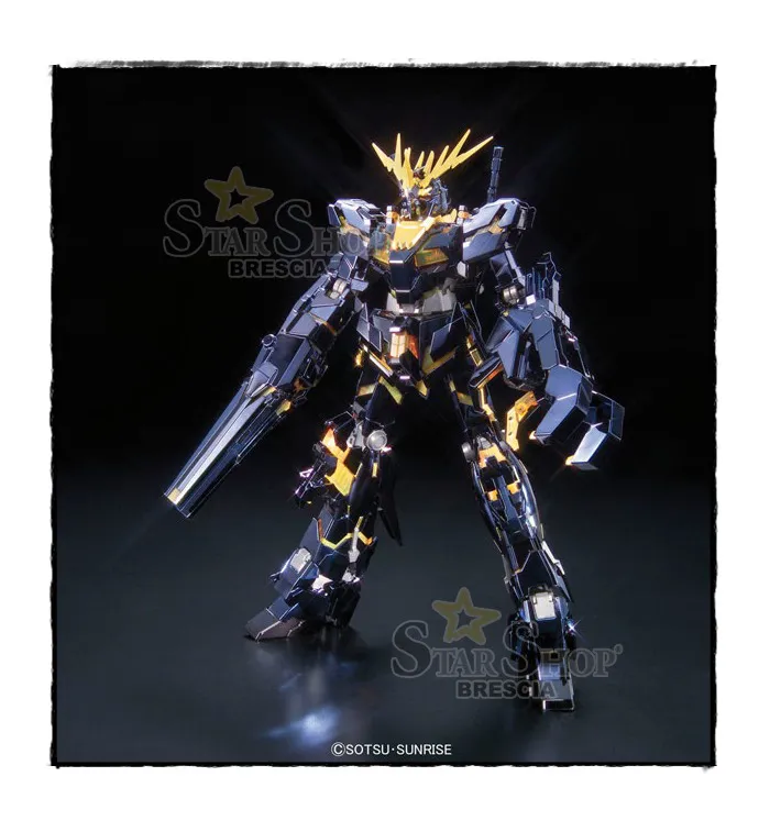 GUNDAM - 1/100 RX-0 Unicorn 02 Banshee Titanium Finish Master Grade Model Kit MG