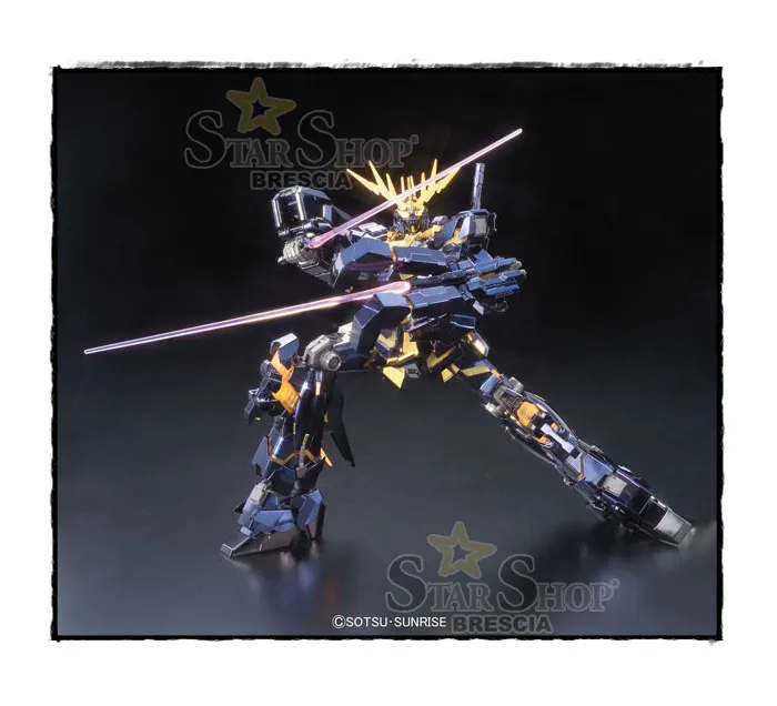 GUNDAM - 1/100 RX-0 Unicorn 02 Banshee Titanium Finish Master Grade Model Kit MG