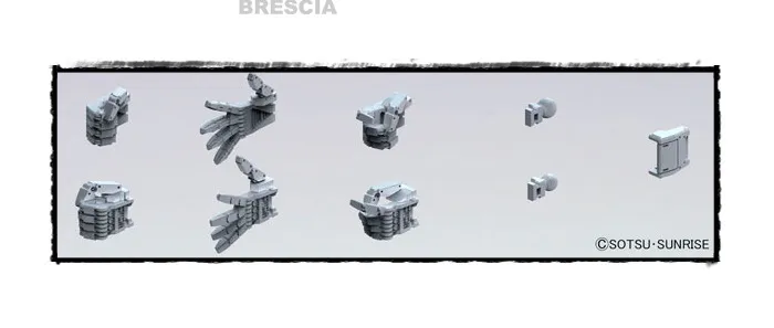 GUNDAM BUILDERS PARTS - 1/144 Hand 03 EFSF S Size Model Kit