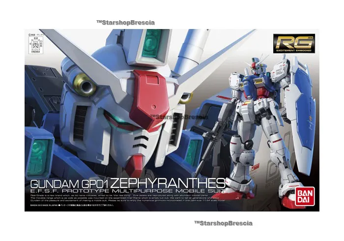 GUNDAM - 1/144 RX-78GP01 Zephyranthes Real Grade Model Kit RG # 12