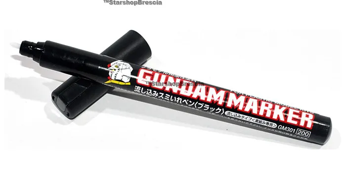 MODEL KIT ACCESSORI - Gundam Marker Extra Thin Type Black for Panel Lines - Nero