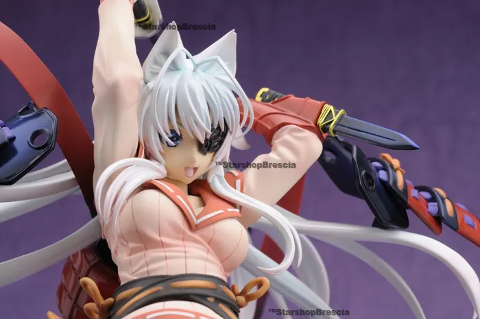 SAMURAI GIRLS - Yagyu Jubei Silver Sword Ver. with Luncheon Mat 1/8 Pvc Figure Hyakka Ryoran Hobby Japan Limited