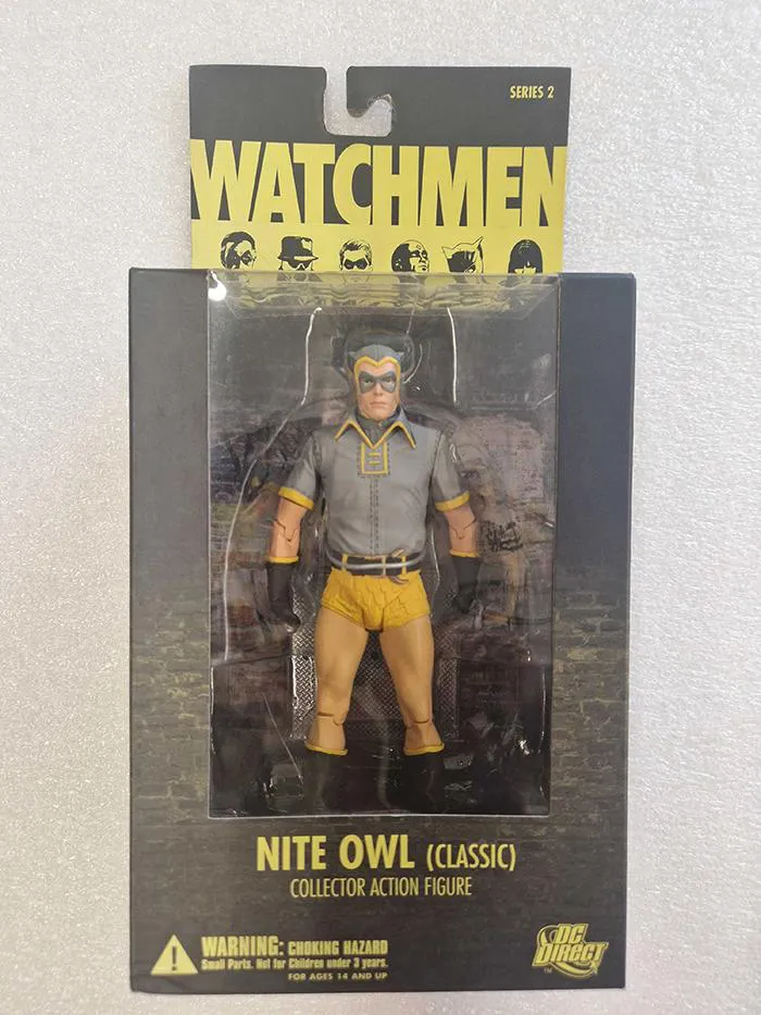 WATCHMEN - Series 2 - Nite Owl Classic Action Figure - Damaged Box