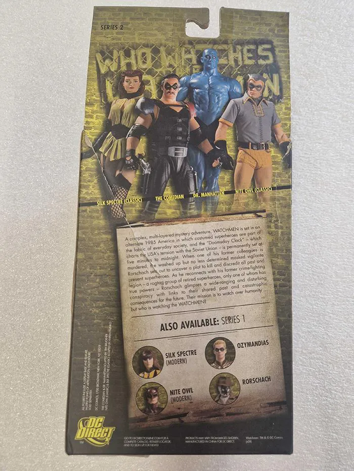 WATCHMEN - Series 2 - Nite Owl Classic Action Figure - Damaged Box