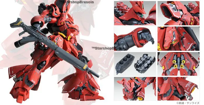 GUNDAM - 1/100 MSN-04 Sazabi Ver. Ka Master Grade Model Kit MG