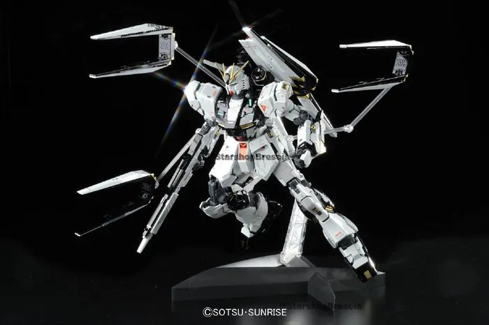 GUNDAM - 1/100 RX-93 Nu Ver. Ka Titanium Finish Master Grade Model Kit MG