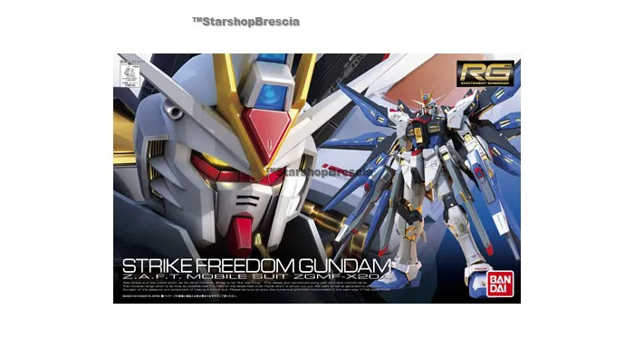 GUNDAM - 1/144 ZGMF-X20A Strike Freedom Real Grade Model Kit RG # 14