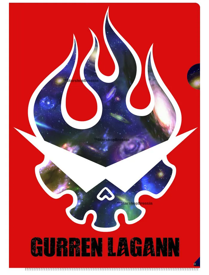 GURREN LAGANN - Clear files & sticker Set B - Ichiban Kuji