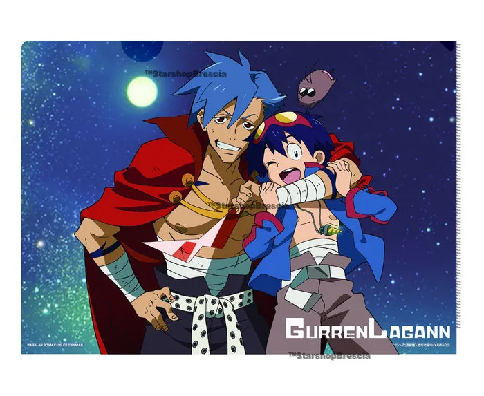 GURREN LAGANN - Clear files & sticker Set D - Ichiban Kuji