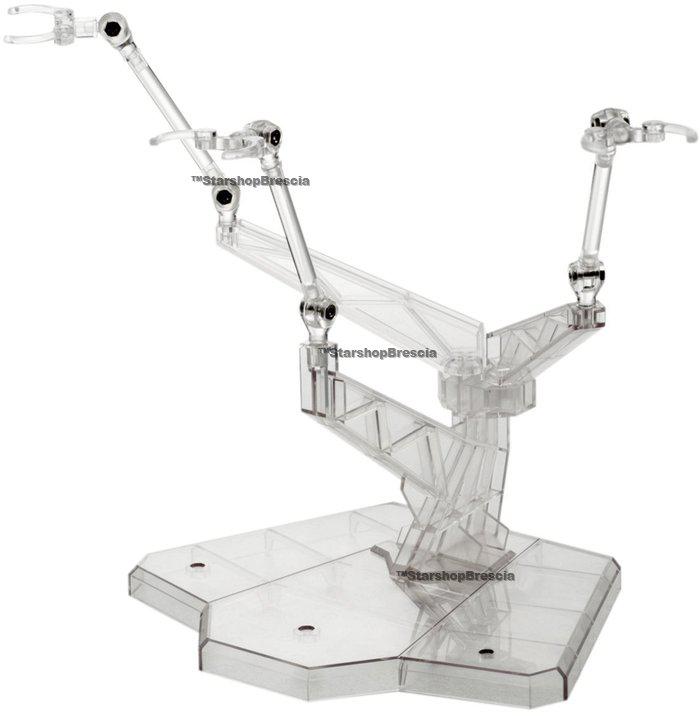 Tamashii Stage Act Trident - Type Clear White Display Stand