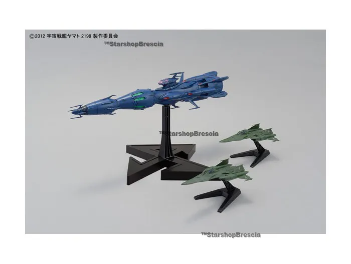 YAMATO STAR BLAZERS 2199 - 1/1000 Independent Command Vessel Deusula the 2nd Core Ship Model Kit Deusura