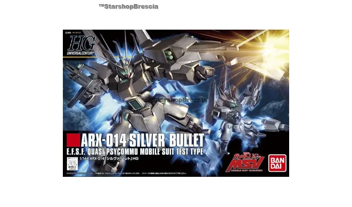 GUNDAM - 1/144 ARX-014 Silver Bullet Model Kit HGUC # 170